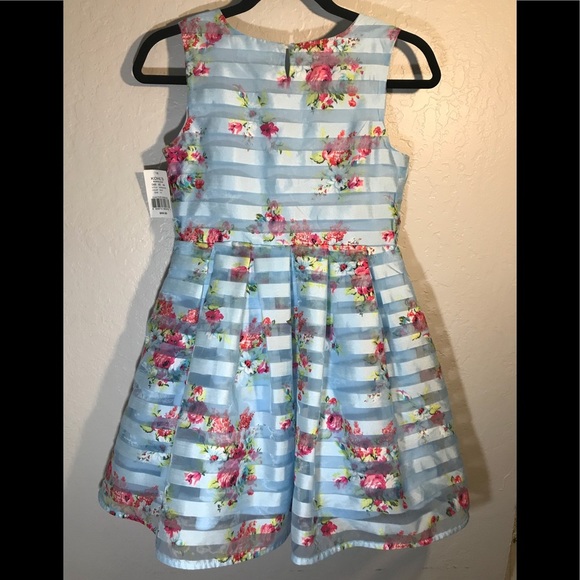 Knitworks girls 14 Easter spring floral dress - Picture 3 of 9